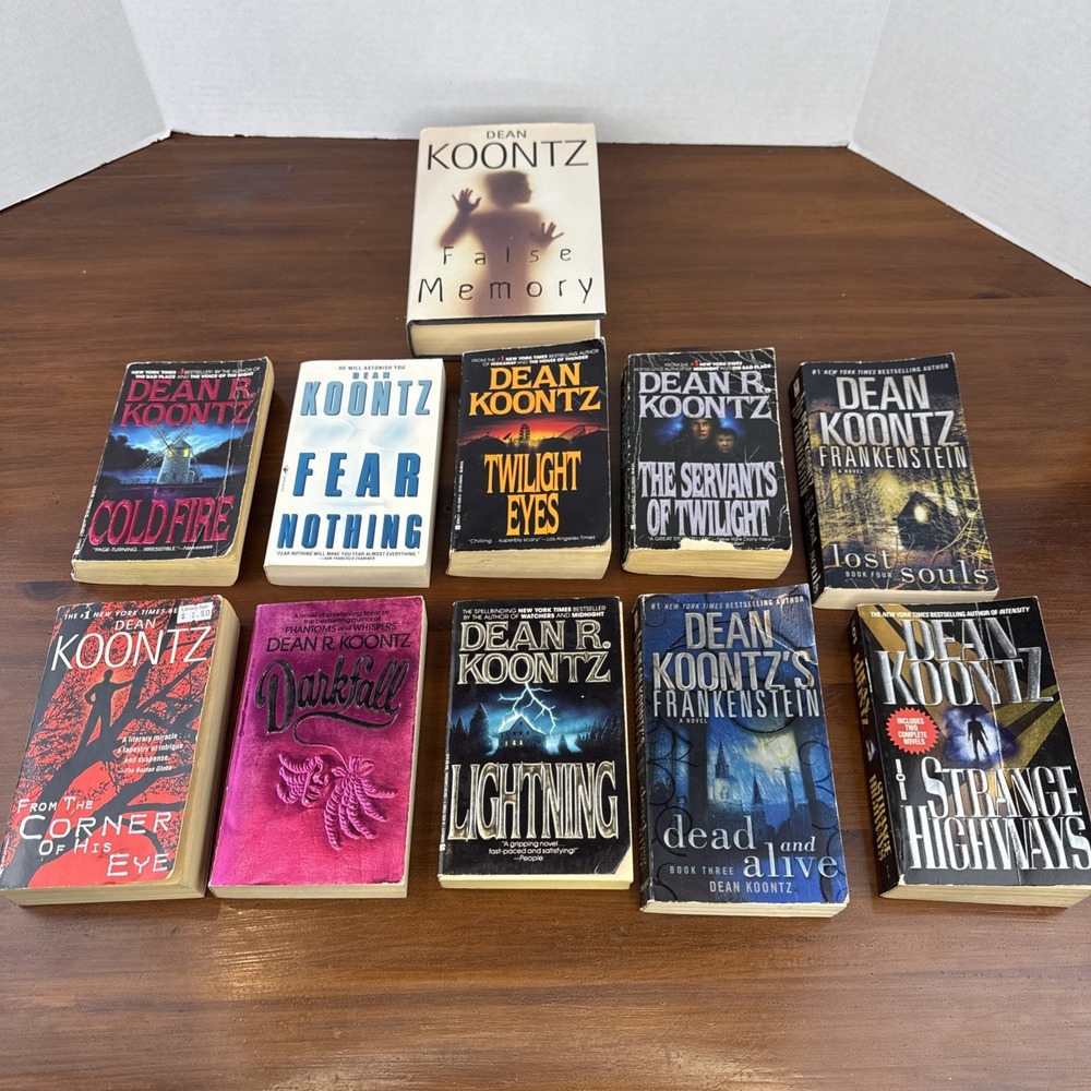 Lot Of 11 Dean Koontz Books